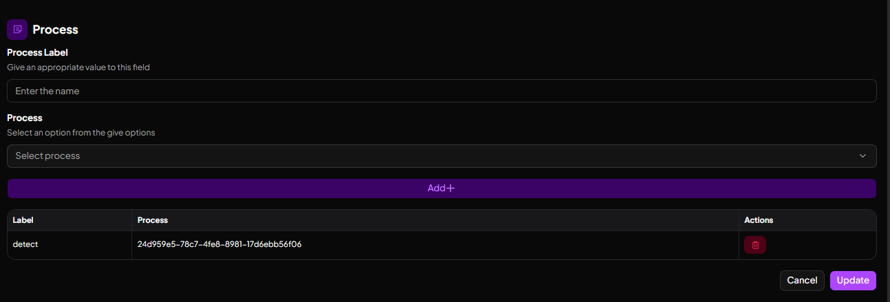 Submit Param Usage Sheet